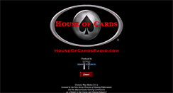 Desktop Screenshot of houseofcardsradio.com