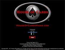 Tablet Screenshot of houseofcardsradio.com